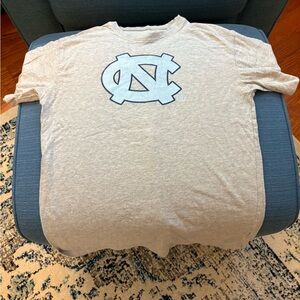 Gray Short Sleeve Tee with UNC Logo